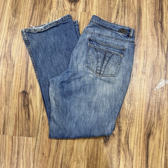 Dkny Denim - DKNY Women's Blue Jeans Bootcut Mid Rise‎ Size 12 / 32x30